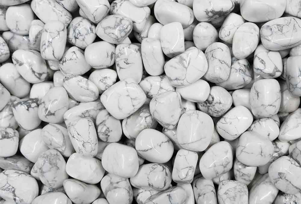Howlite Crystal Tumblestone