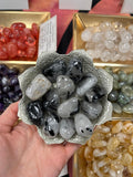 Tourmaline In Quartz Tumblestone Crystal