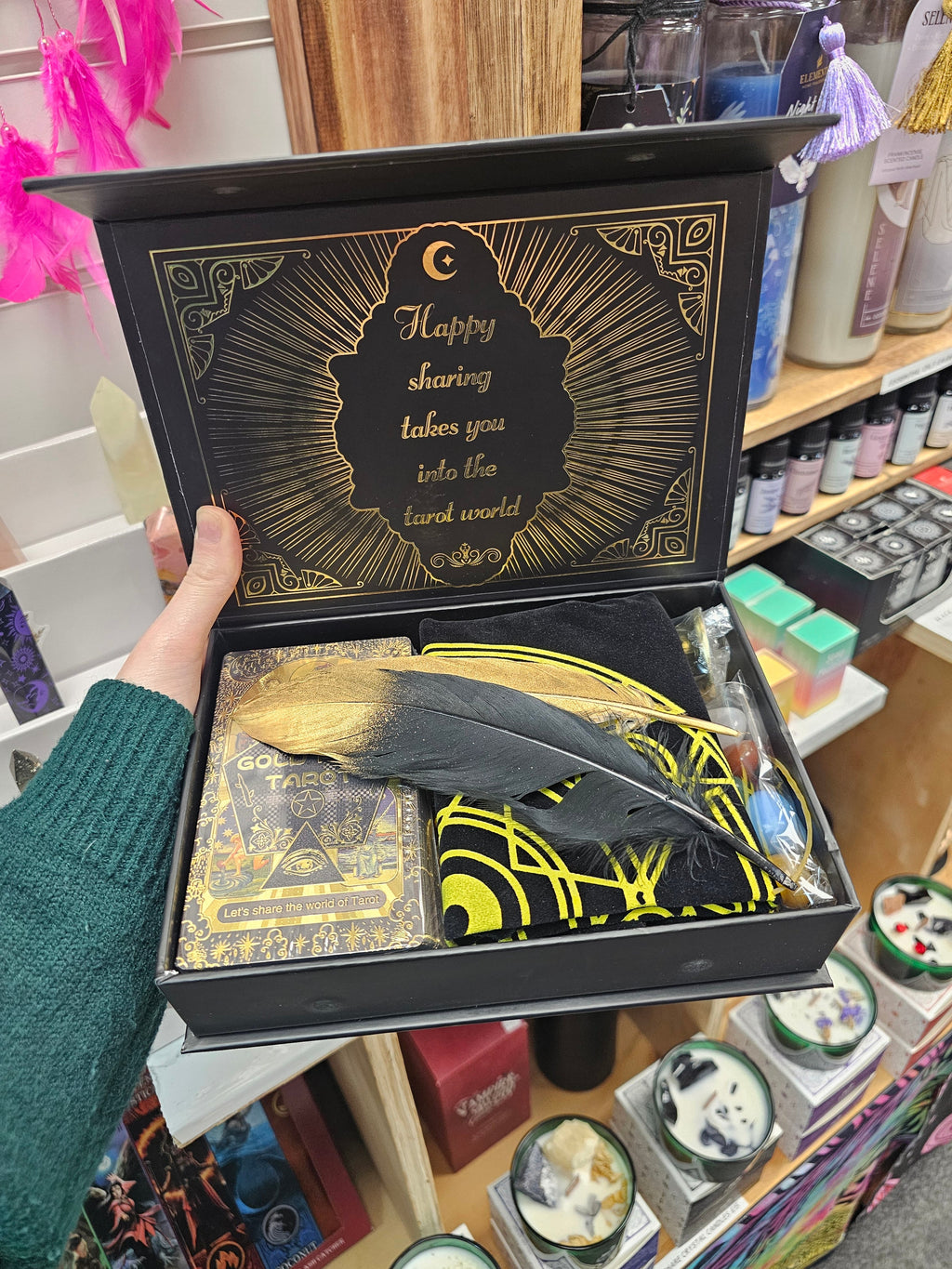 Gold Tarot Gift Set