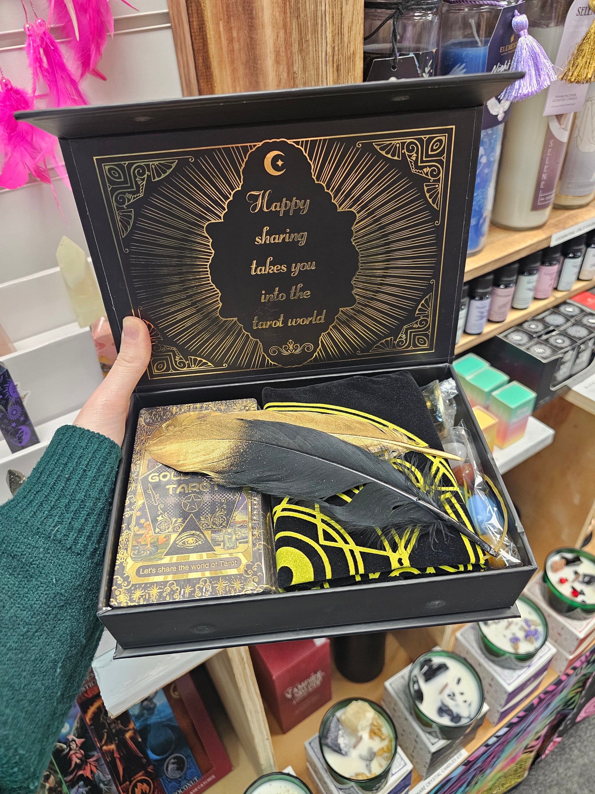 Gold Tarot Gift Set