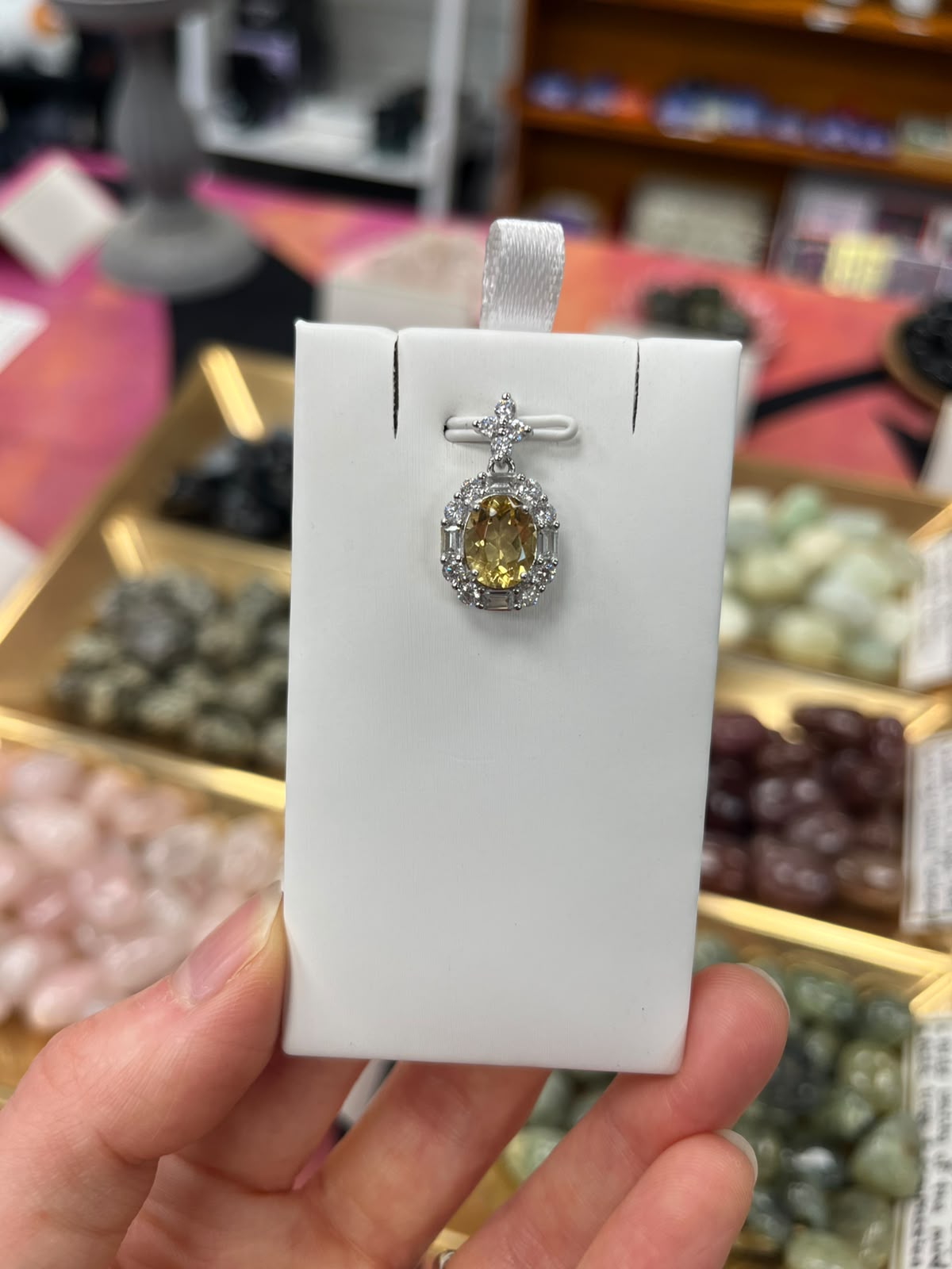 Citrine 925 Silver Pendant