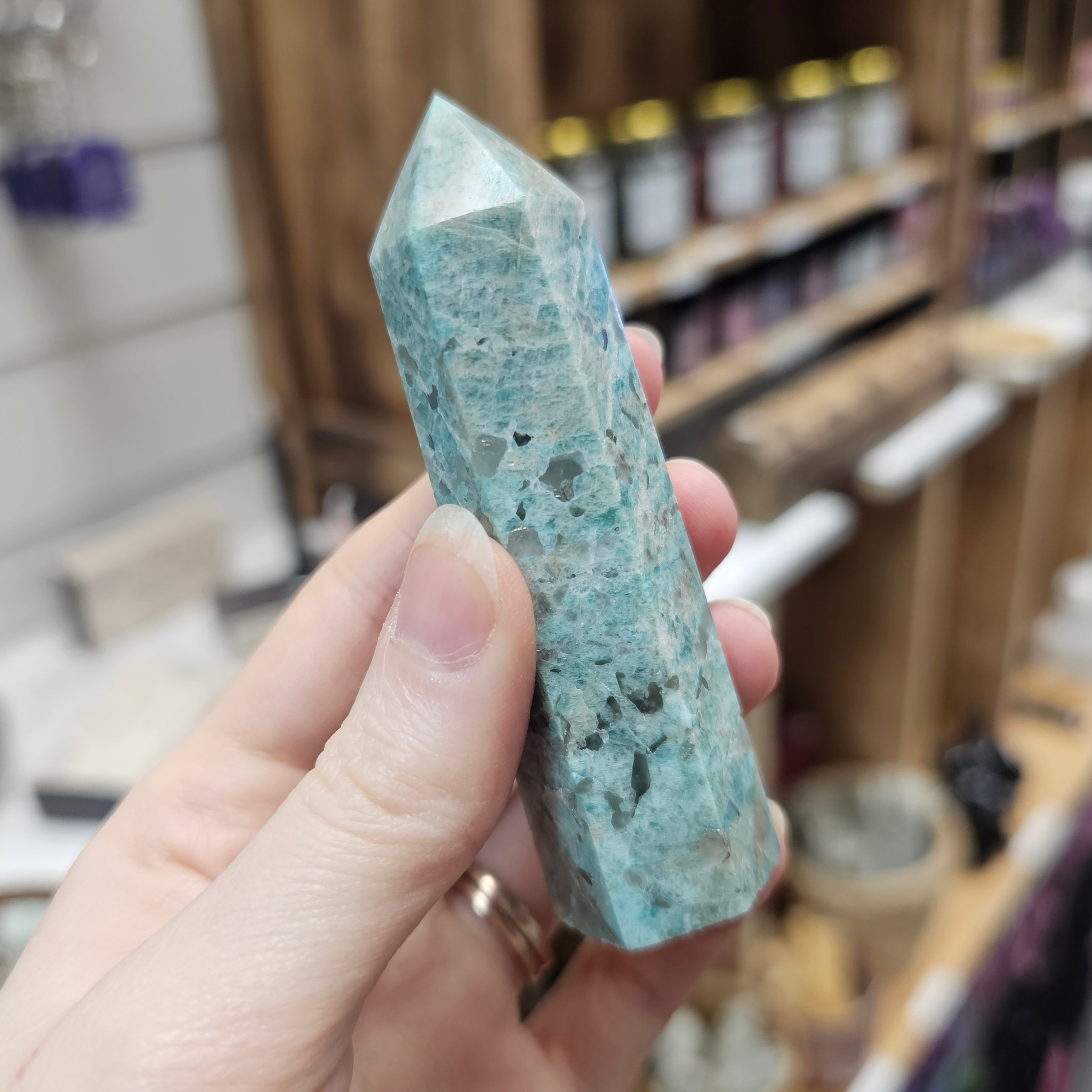 Mozambique Amazonite Crystal Tower