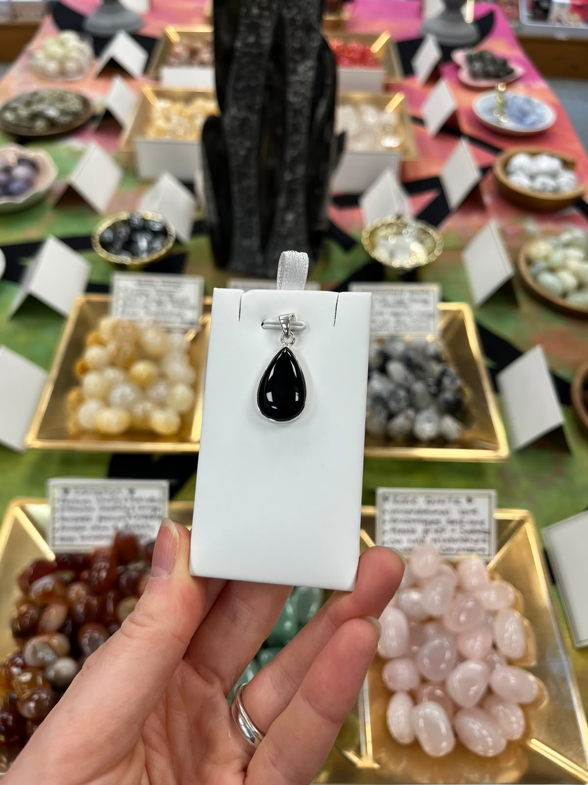 Whitby Jet 925 Silver Pendant