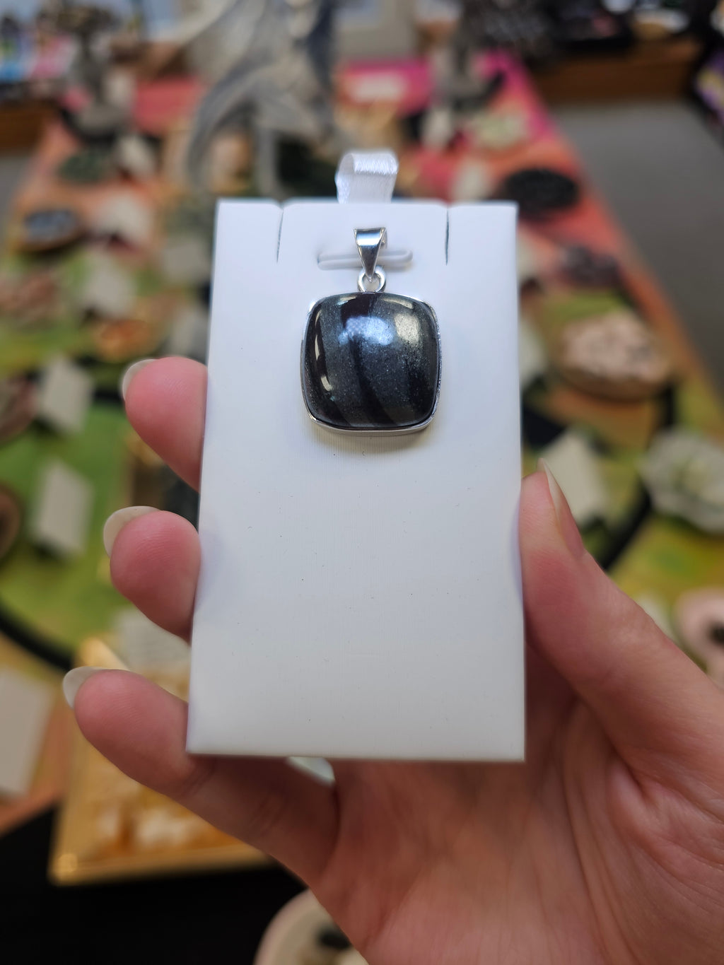 Ancestralite Crystal 925 Silver Pendant