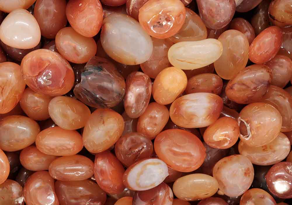 Carnelian Crystal Tumblestone
