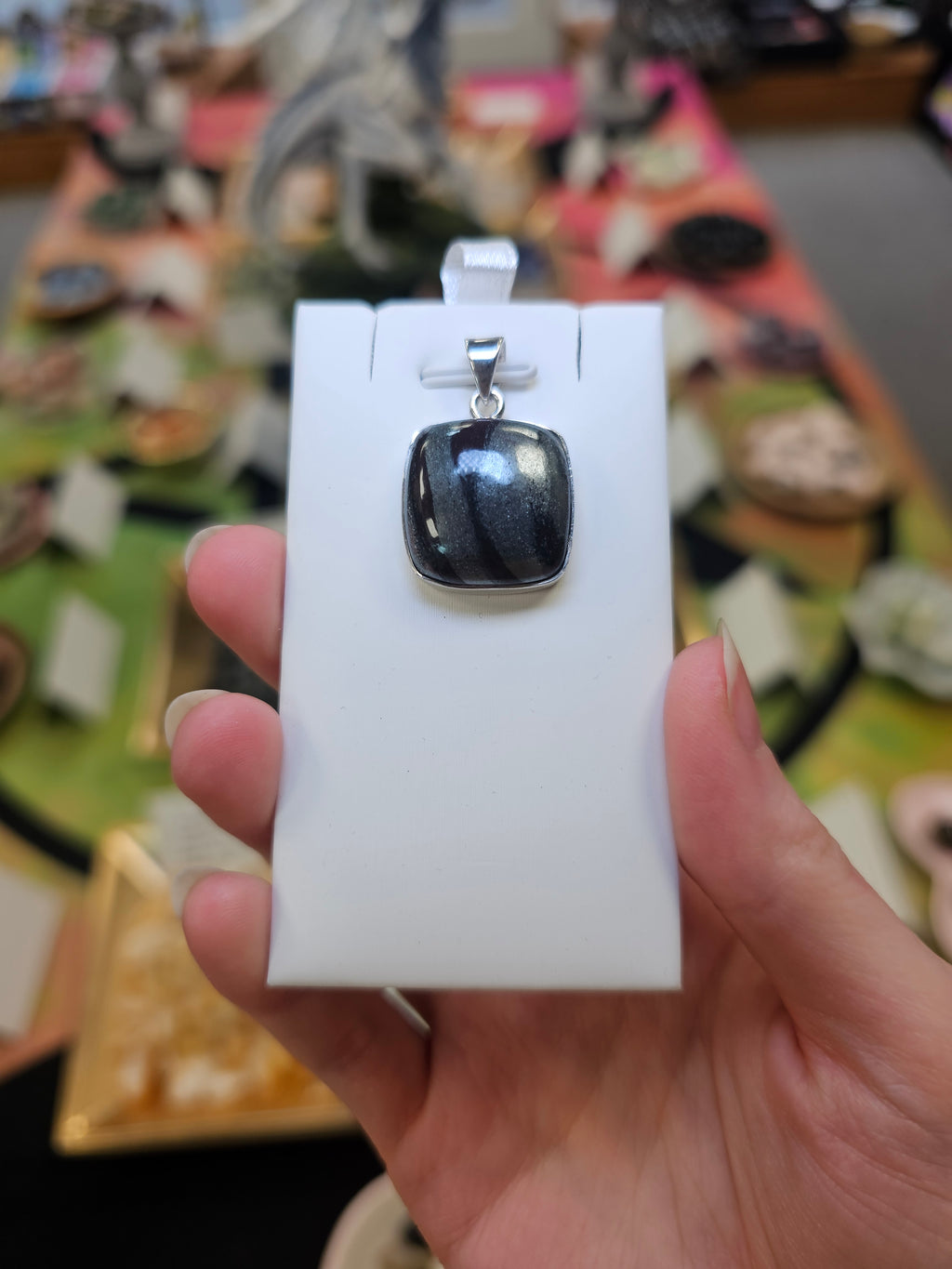 Ancestralite Crystal 925 Silver Pendant