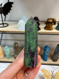Ruby In Zoisite Crystal Tower