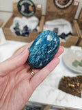 Apatite Crystal Palm Stone