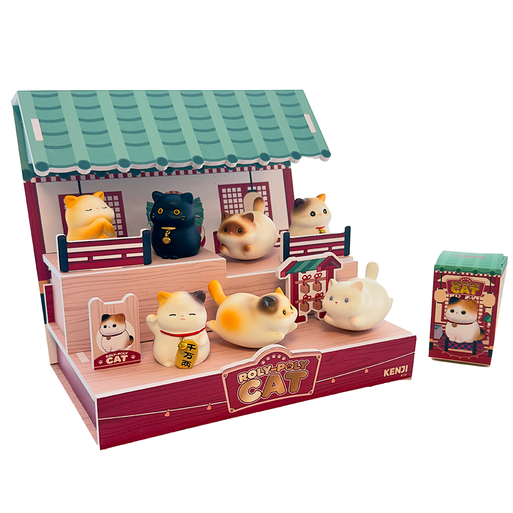 Roly-Poly Cat KENJI Mystery Box Figurine