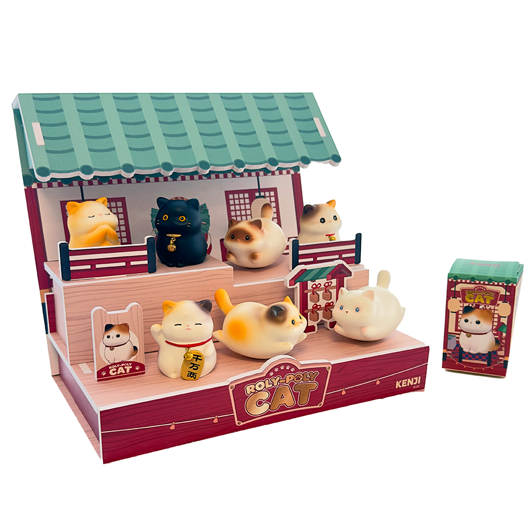 Roly-Poly Cat KENJI Mystery Box Figurine