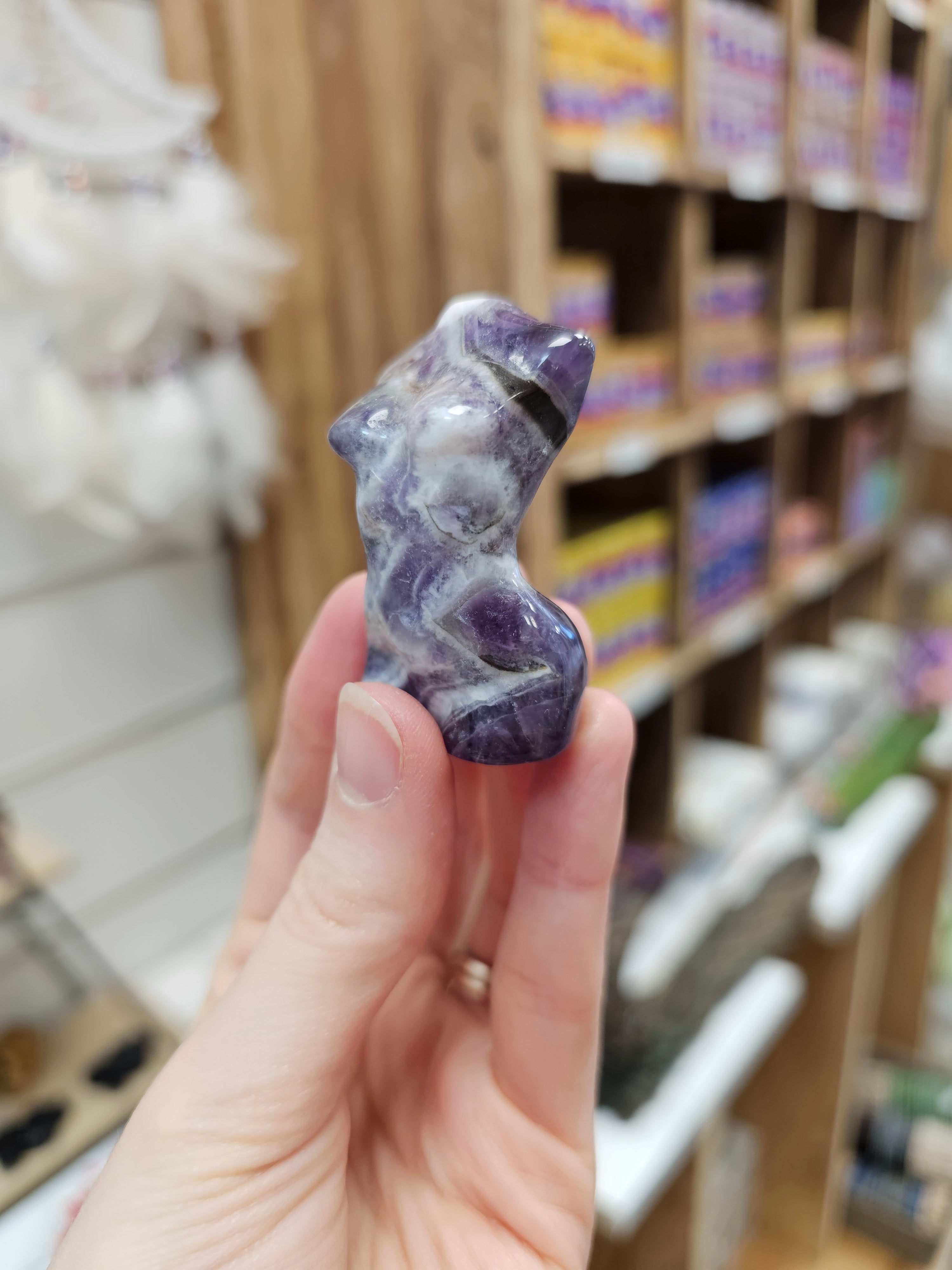 Amethyst Goddess Bust Figurine