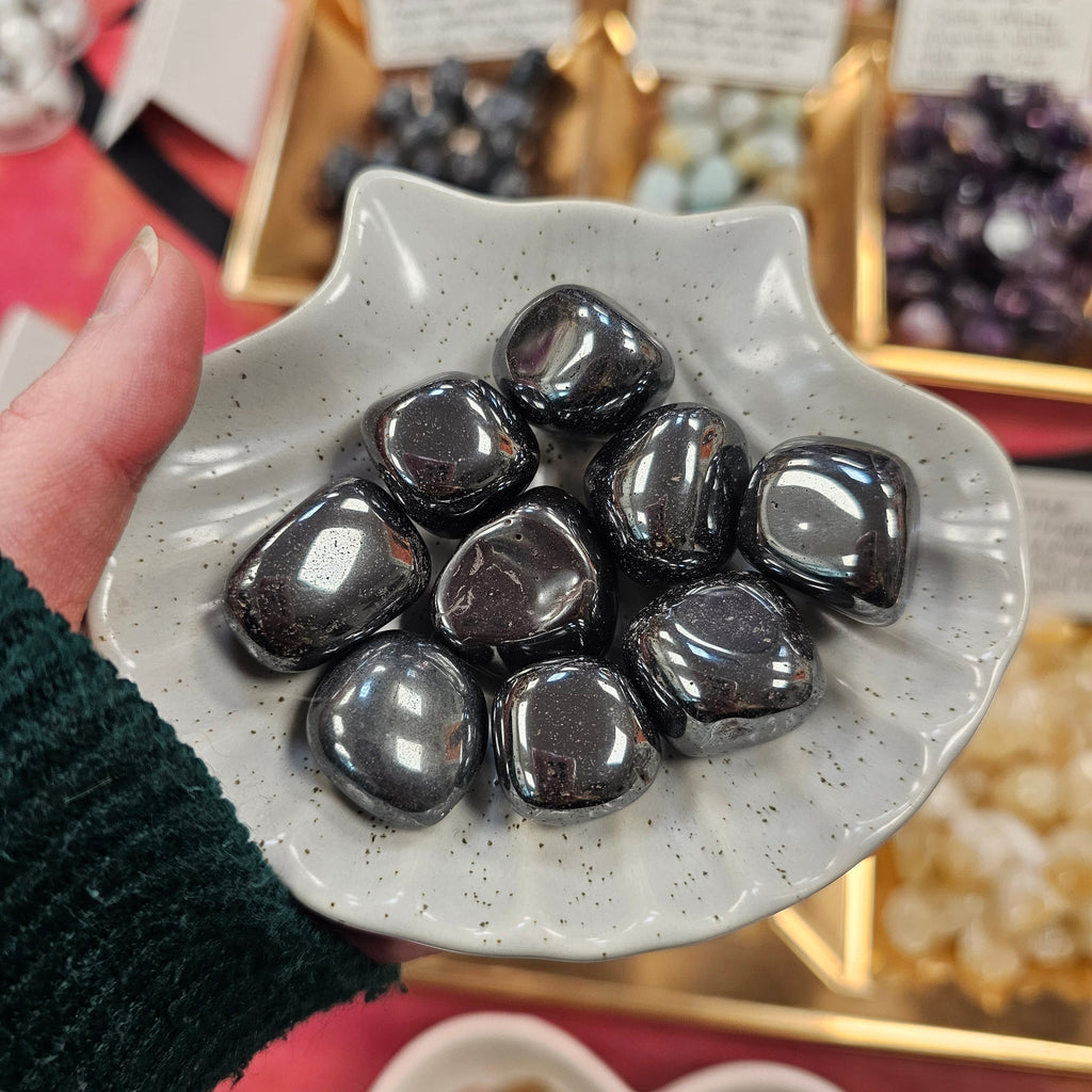 Hematite Crystal Tumblestone