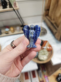 Lapis Lazuli Crystal Angel Carving