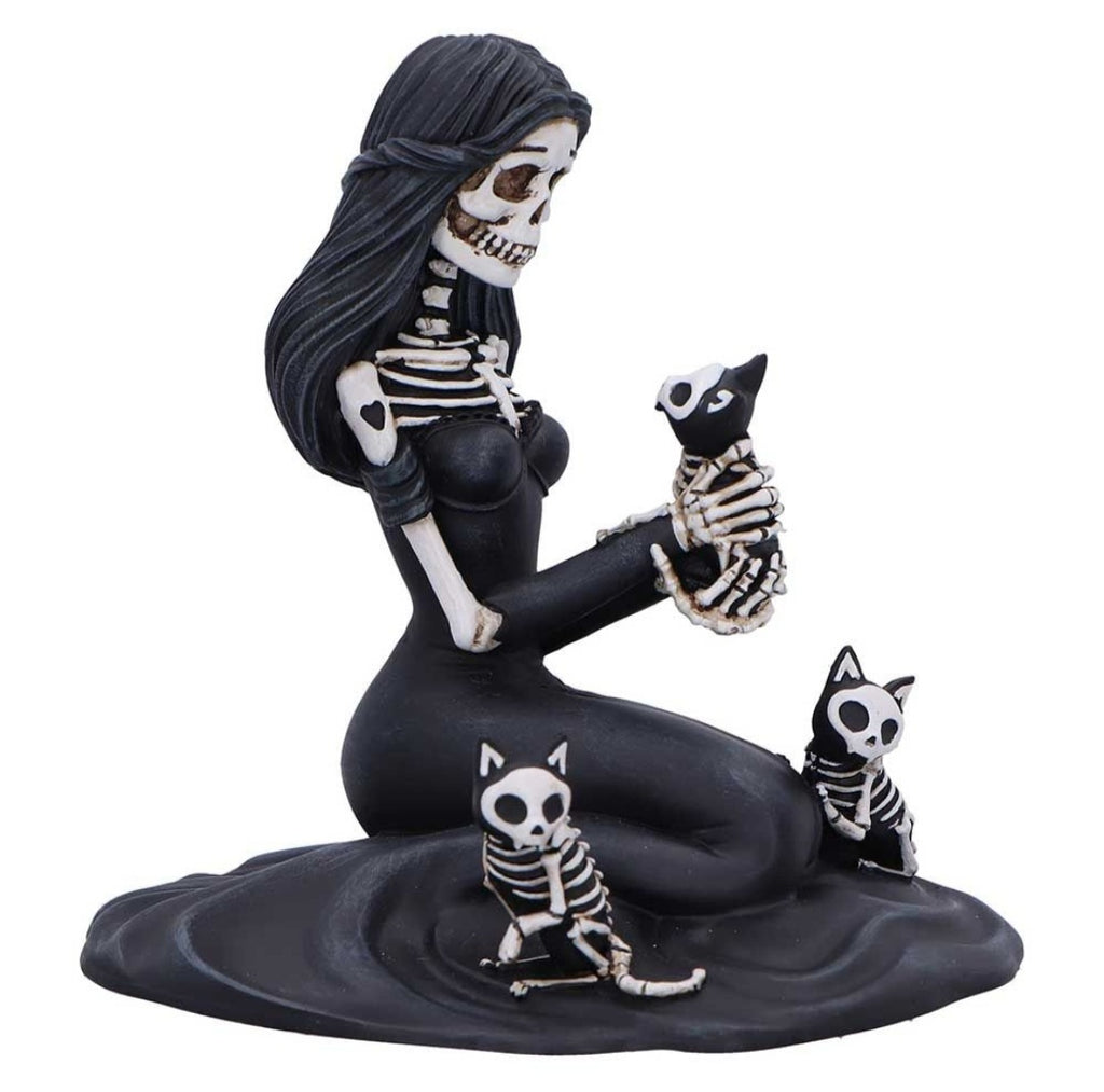 Eternal Affection Ornament - Skeleton Cats