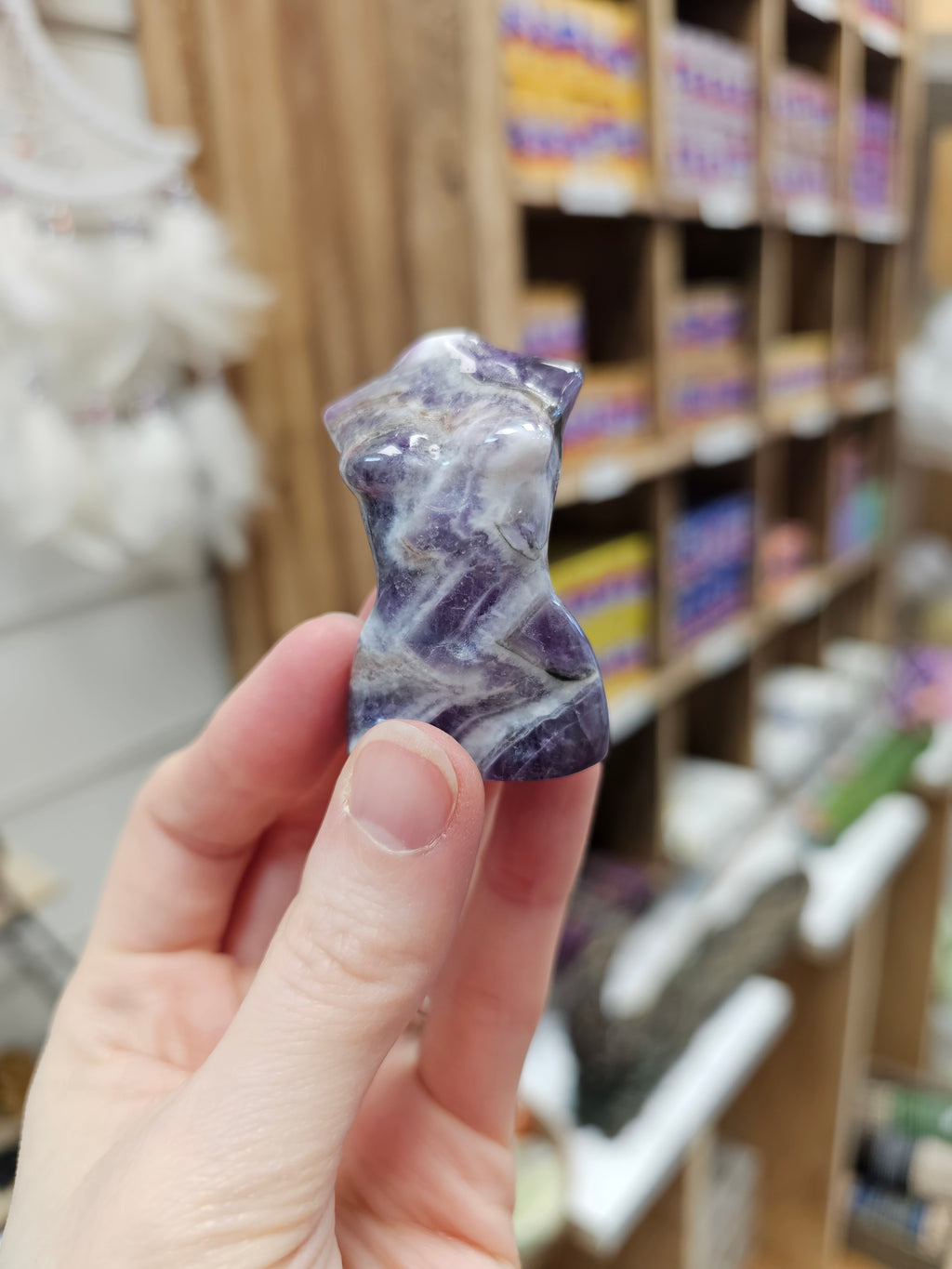 Amethyst Goddess Bust Figurine