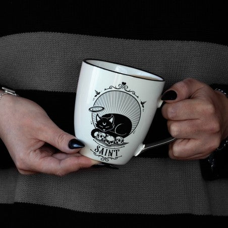 Saint/Sinner: Cat Mug Double Sided