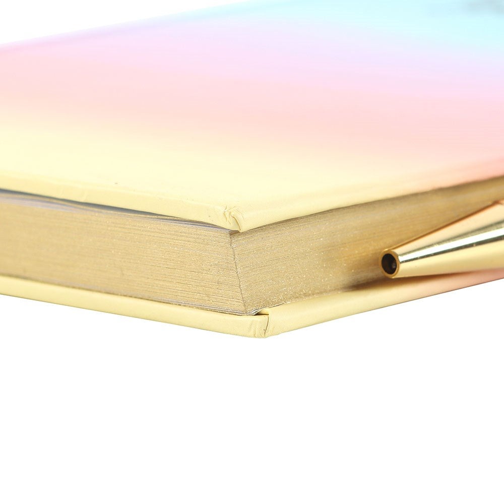 Daily Pastel Gratitude Journal With Crystal Pen