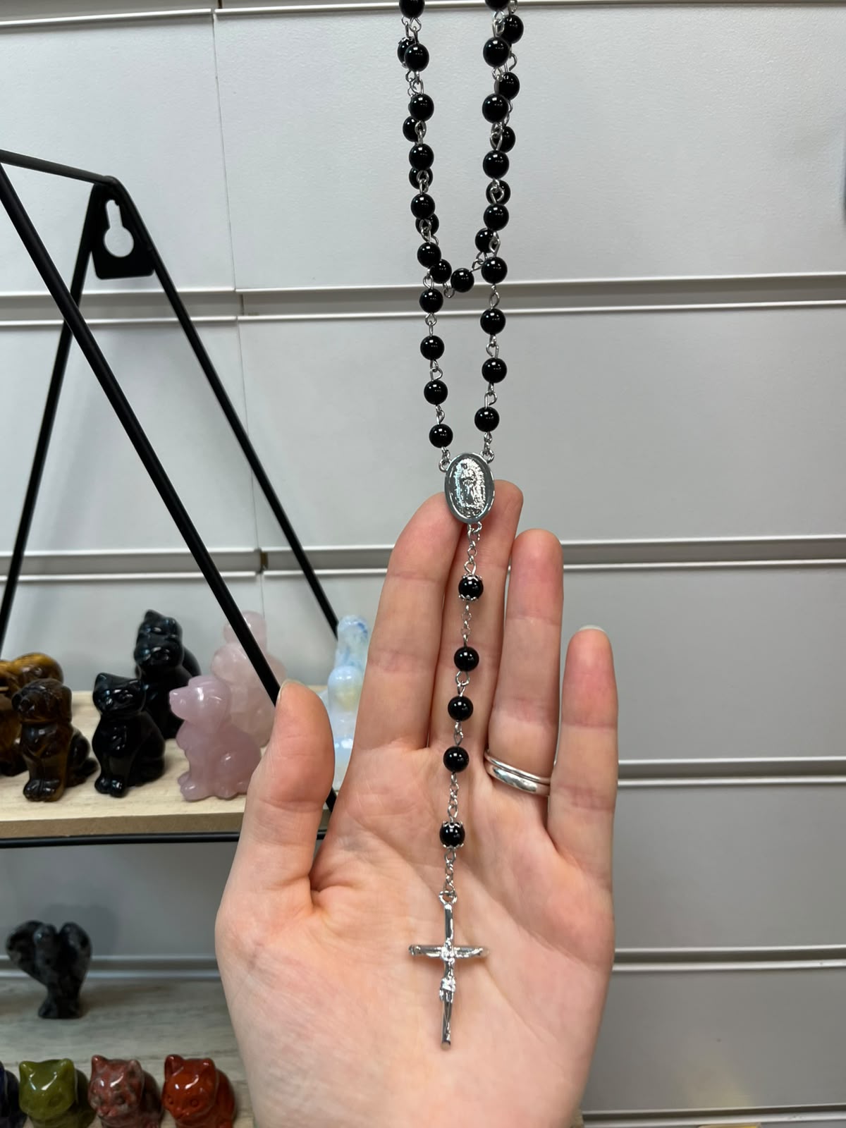 Obsidian Rosary Beads