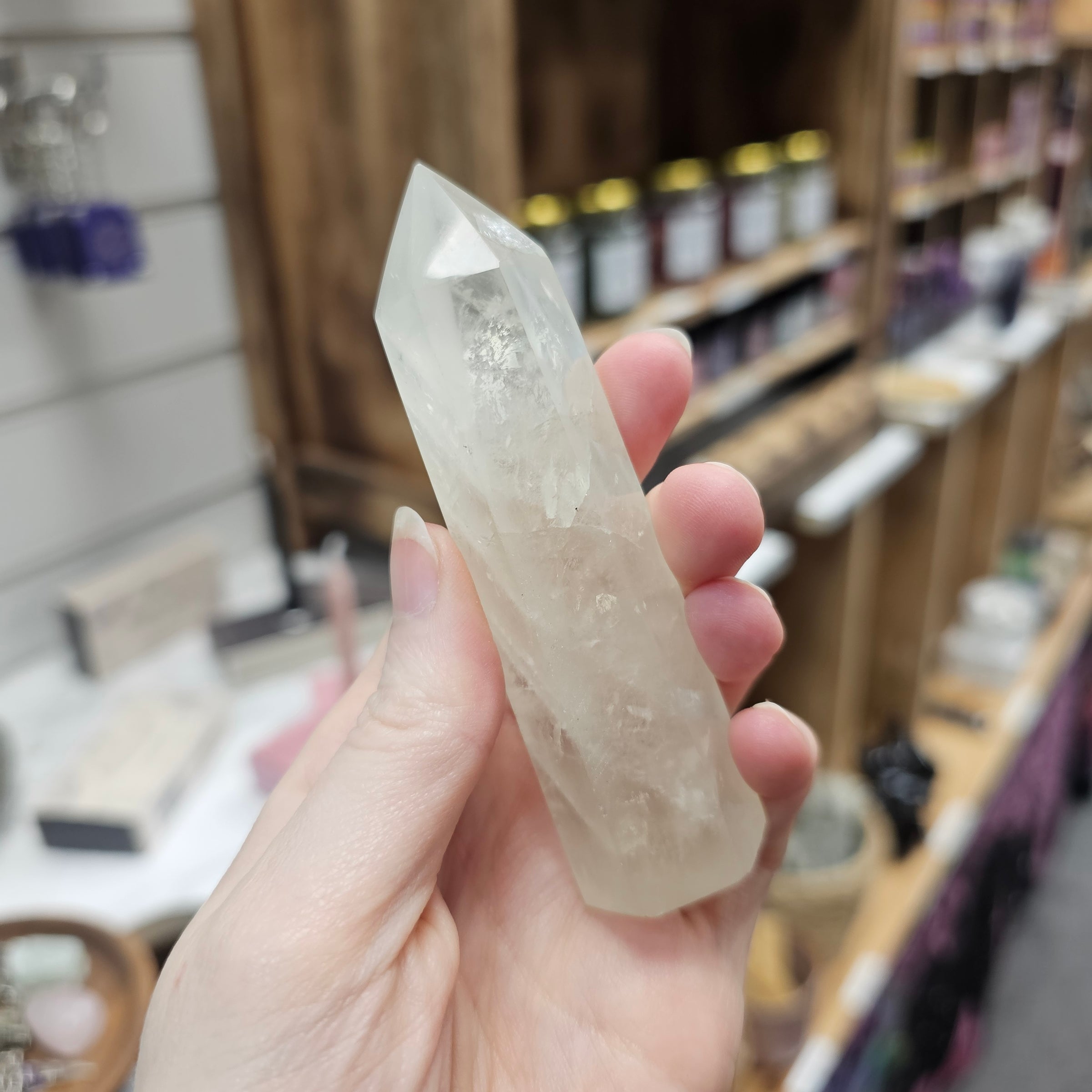 Lemon Quartz Crystal Tower