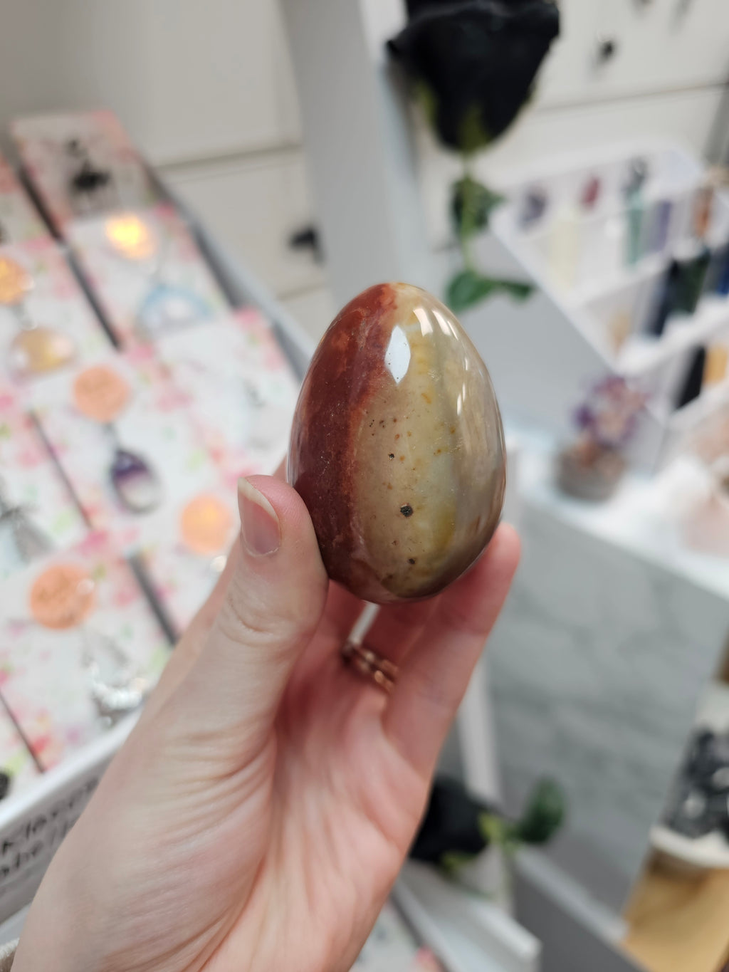 Polychrome Jasper Crystal Egg