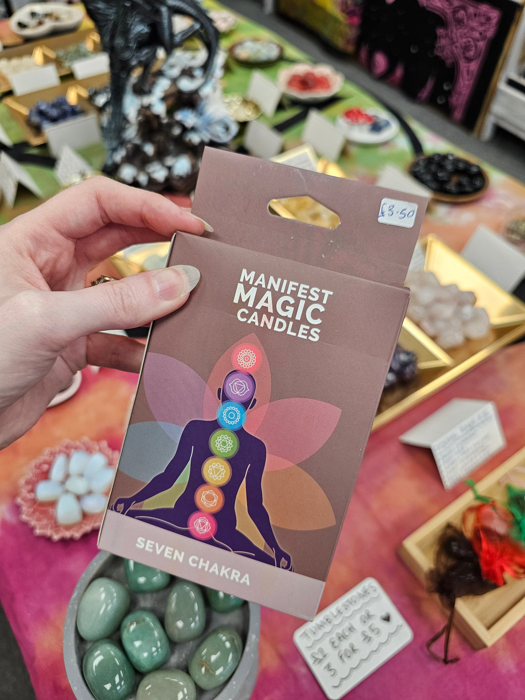 7 Chakra Magic Candles