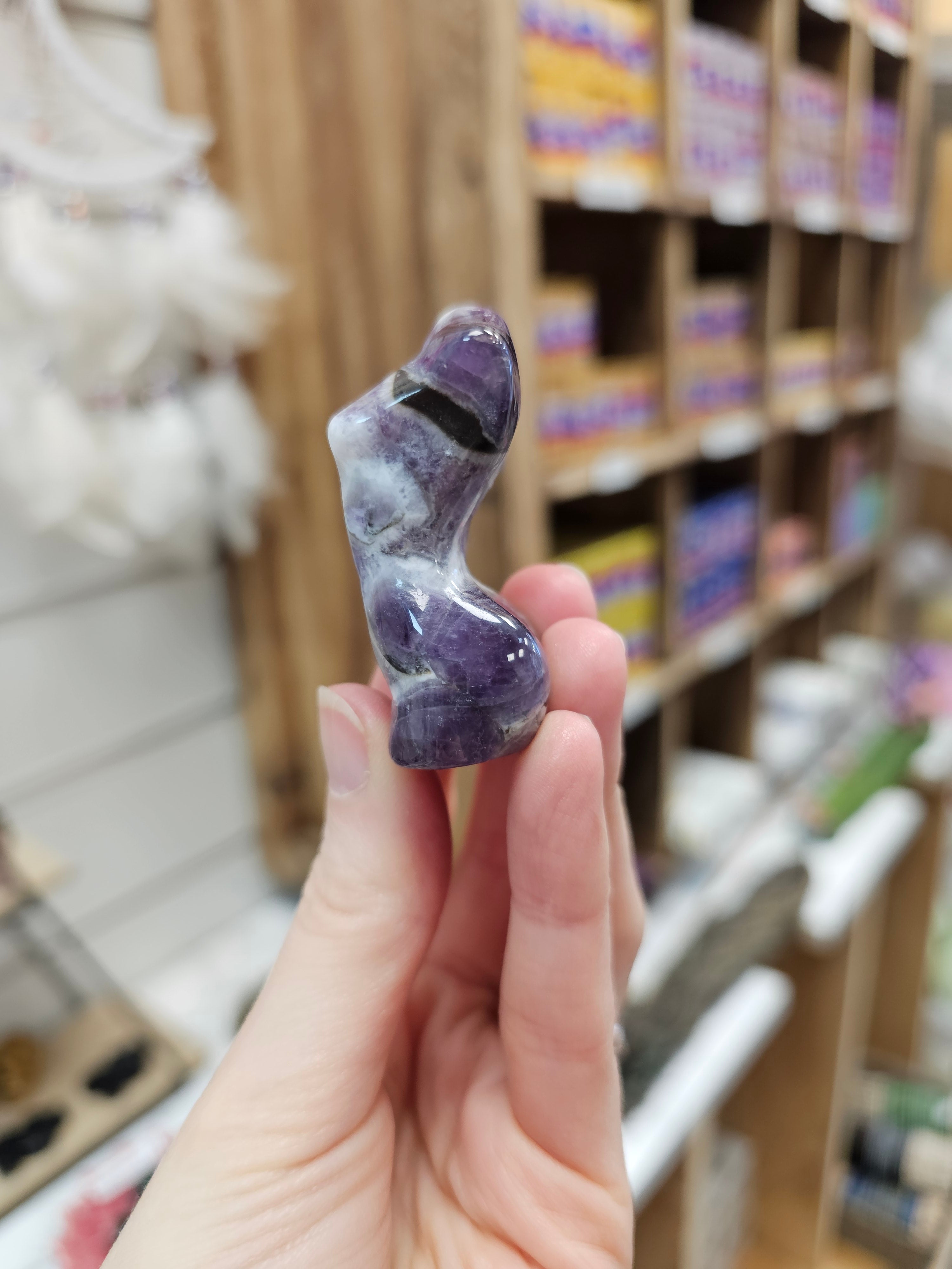 Amethyst Goddess Bust Figurine