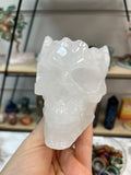 Clear Quartz Crystal Skull Bowl