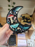 Crescent Moon Dark Forest Print Trinket Dish