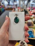 Malachite Crystal 925 Silver Pendant