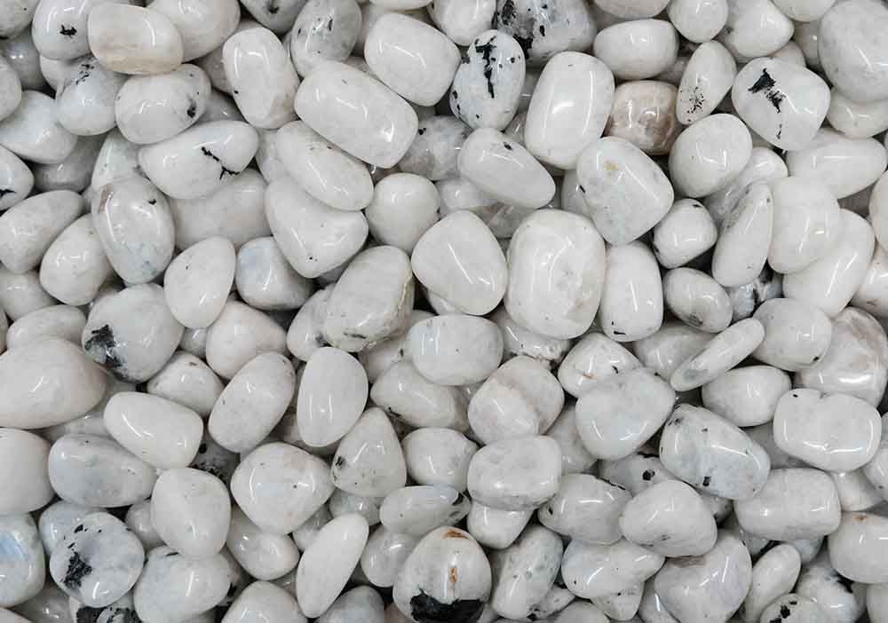 Rainbow Moonstone Crystal Tumblestone