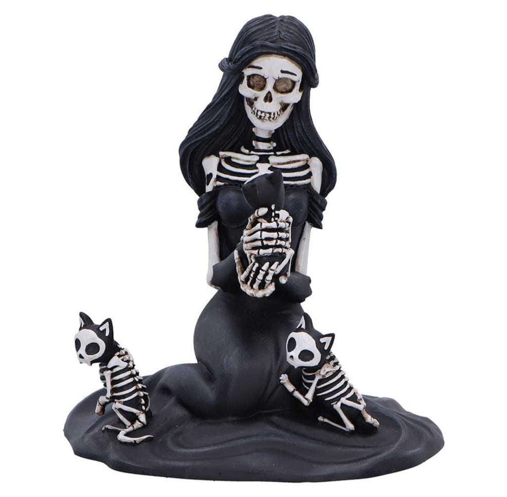 Eternal Affection Ornament - Skeleton Cats