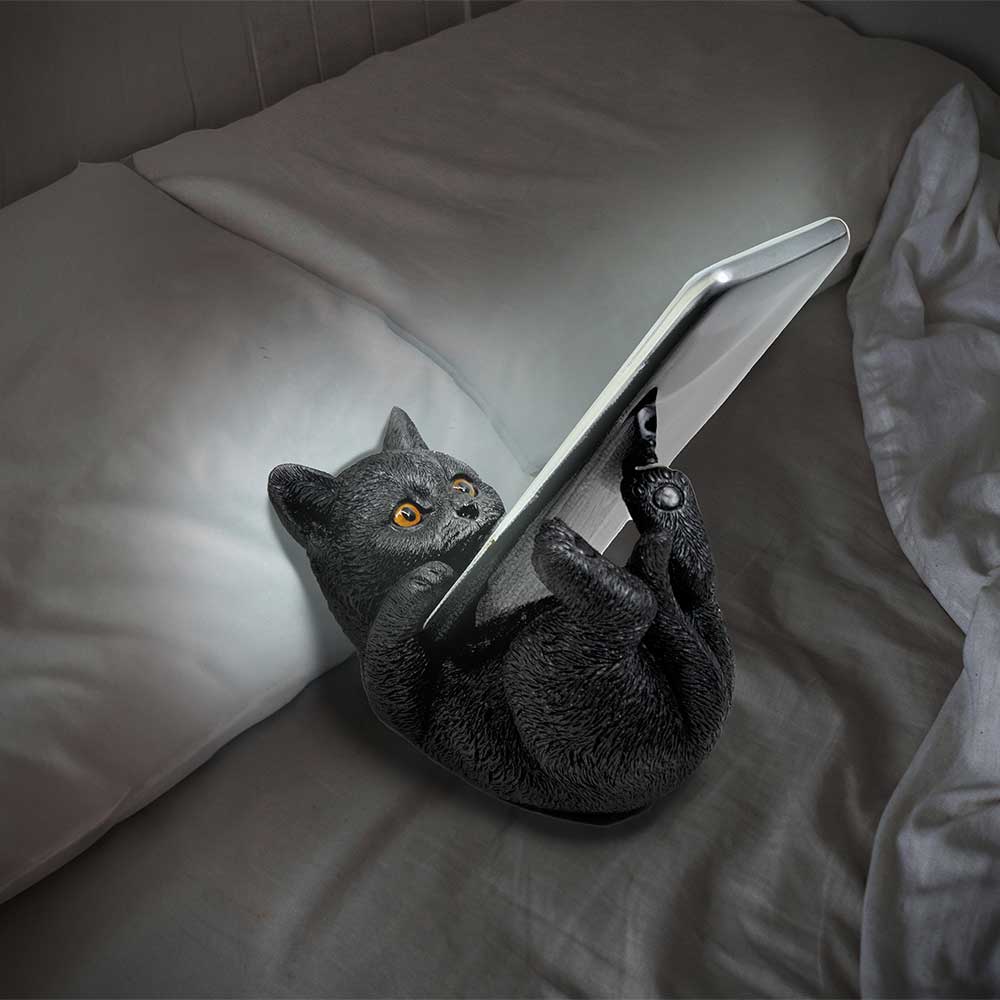 Black Cat Phone Holder